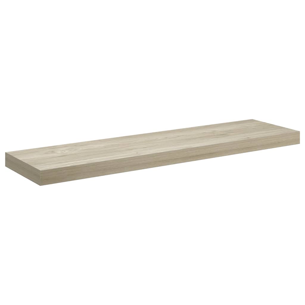323882 vidaXL Floating Wall Shelves 4 pcs Oak 90x23,5x3,8 cm MDF 6