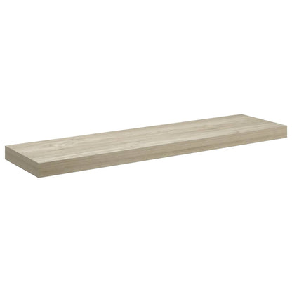 323882 vidaXL Floating Wall Shelves 4 pcs Oak 90x23,5x3,8 cm MDF 6