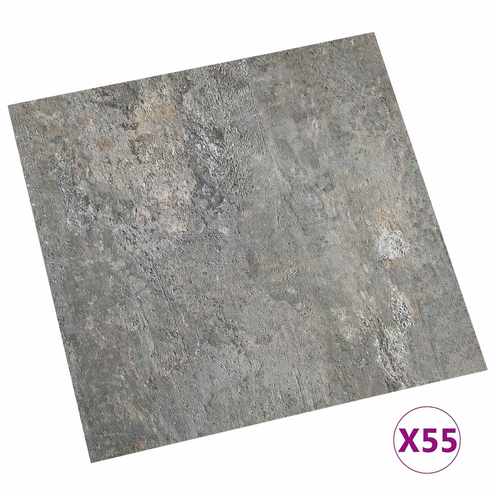 vidaXL Flooring Planks Stone wall 5.11 m² 55 pcs PVC 3