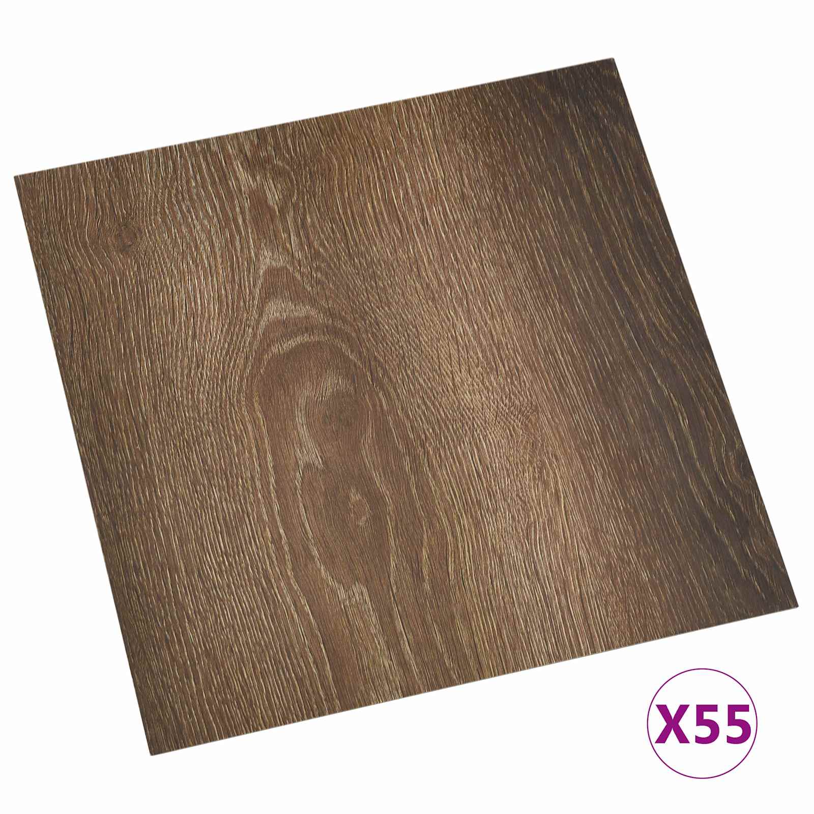 vidaXL Flooring Planks Old wood 5.11 m² 55 pcs PVC 3