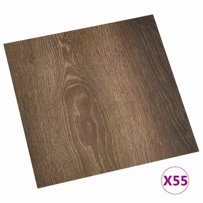 vidaXL Flooring Planks Old wood 5.11 m² 55 pcs PVC 3