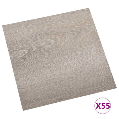 vidaXL Flooring Planks Wood 5.11 m² 55 pcs PVC 3