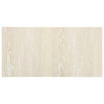 vidaXL Flooring Planks White and Beige 5.11 m² 55 pcs PVC 5