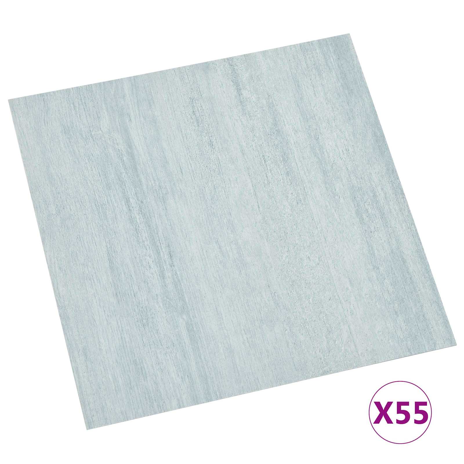 vidaXL Flooring Planks Green 5.11 m² 55 pcs PVC 3