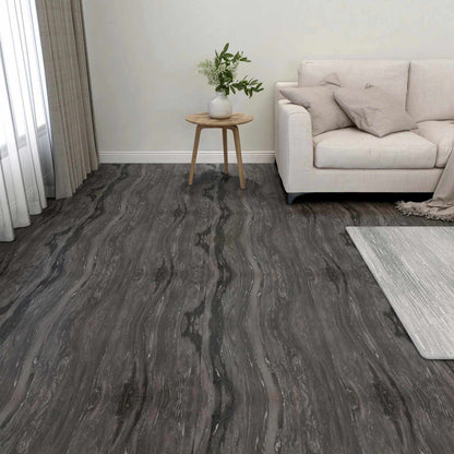vidaXL Flooring Planks Dark Grey 5.11 m² 55 pcs PVC 1