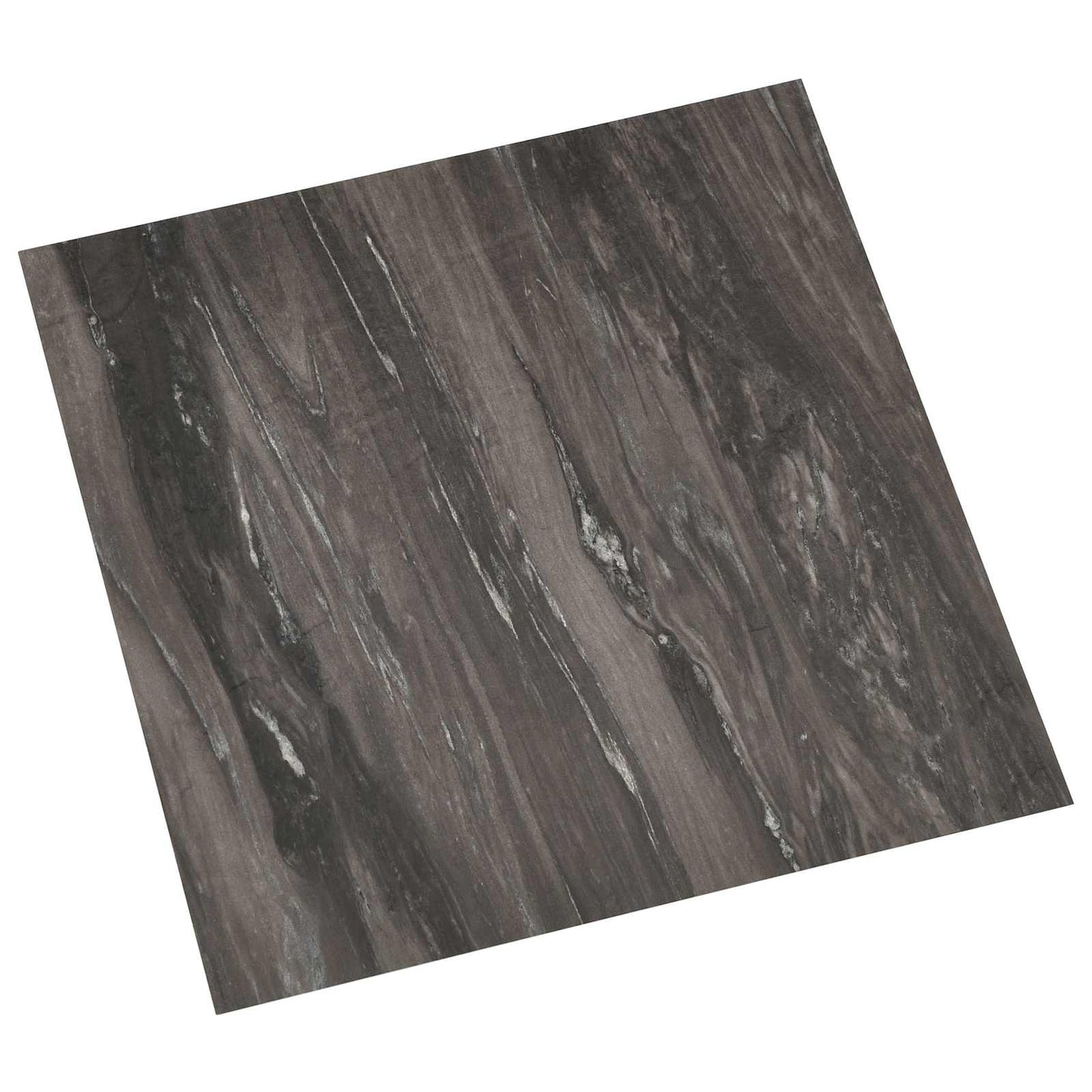 vidaXL Flooring Planks Dark Grey 5.11 m² 55 pcs PVC 2