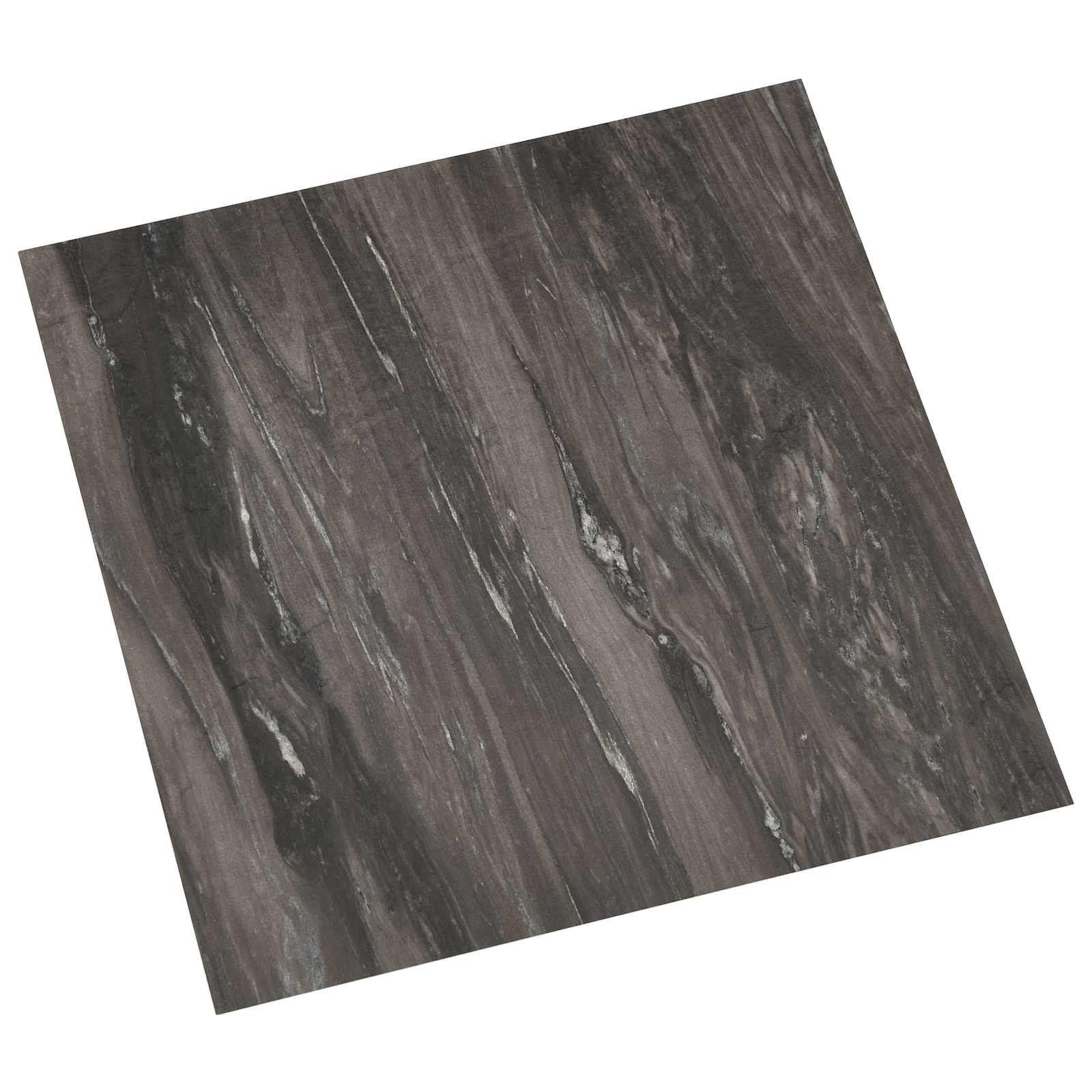 vidaXL Flooring Planks Dark Grey 5.11 m² 55 pcs PVC 2