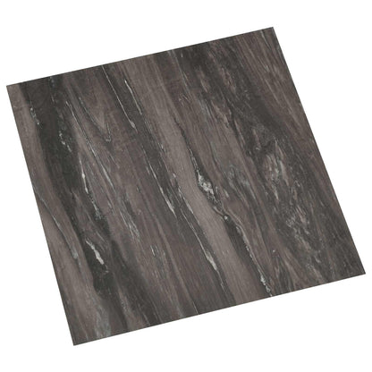 vidaXL Flooring Planks Dark Grey 5.11 m² 55 pcs PVC 2