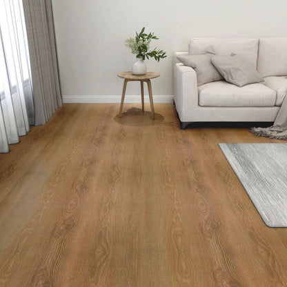 vidaXL Flooring Planks Brown 5.11 m² 55 pcs PVC 1