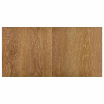 vidaXL Flooring Planks Brown 5.11 m² 55 pcs PVC 5
