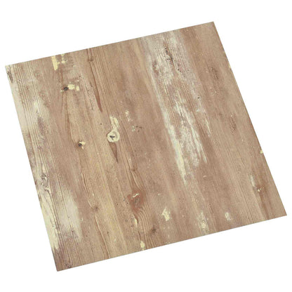 vidaXL Flooring Planks Cream and Light Brown 5.11 m² 55 pcs PVC 2