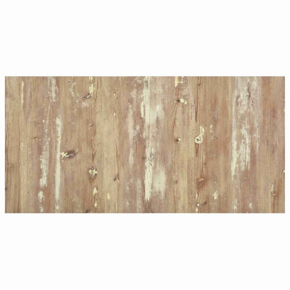 vidaXL Flooring Planks Cream and Light Brown 5.11 m² 55 pcs PVC 5