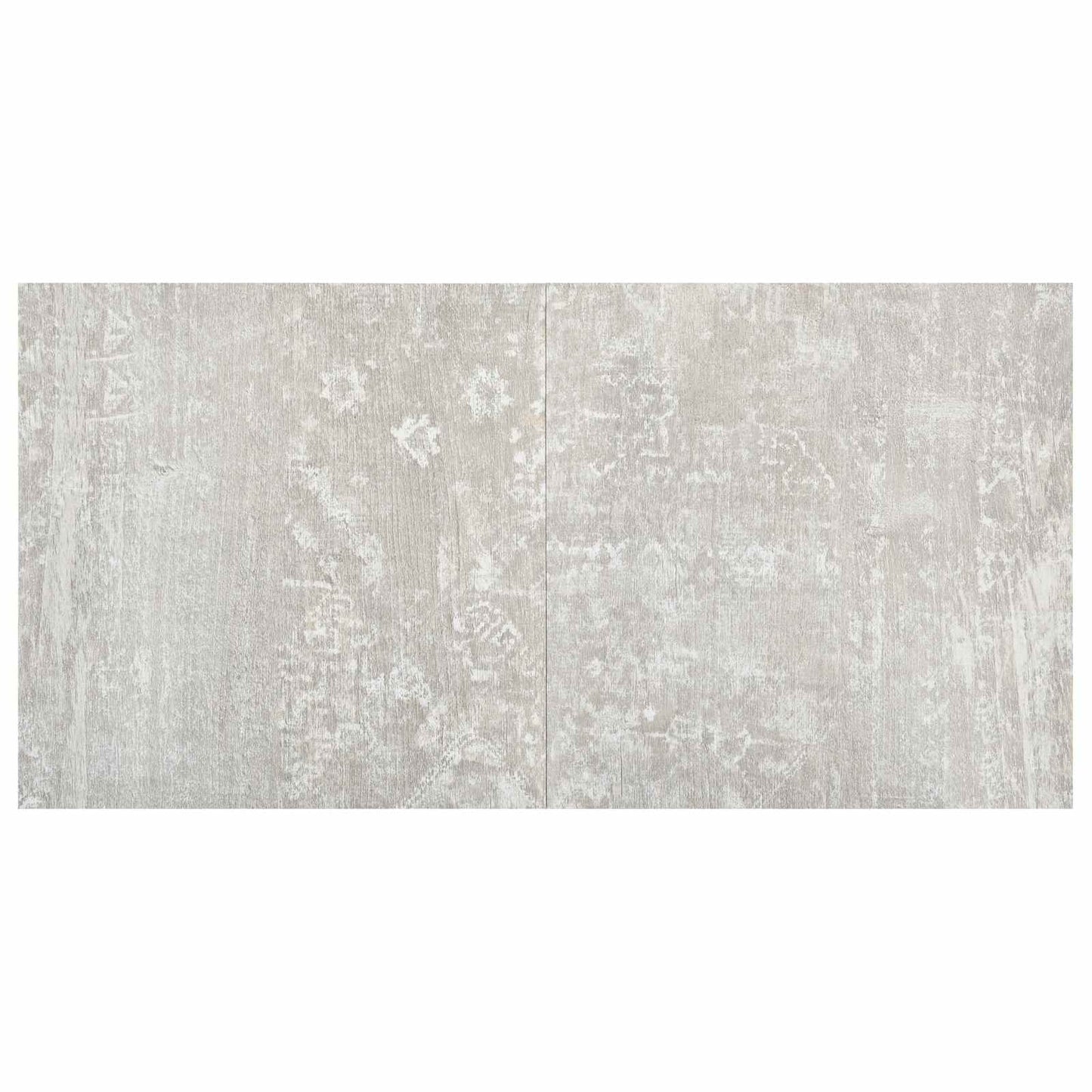 vidaXL Flooring Planks White and Wood 5.11 m² 55 pcs PVC 5