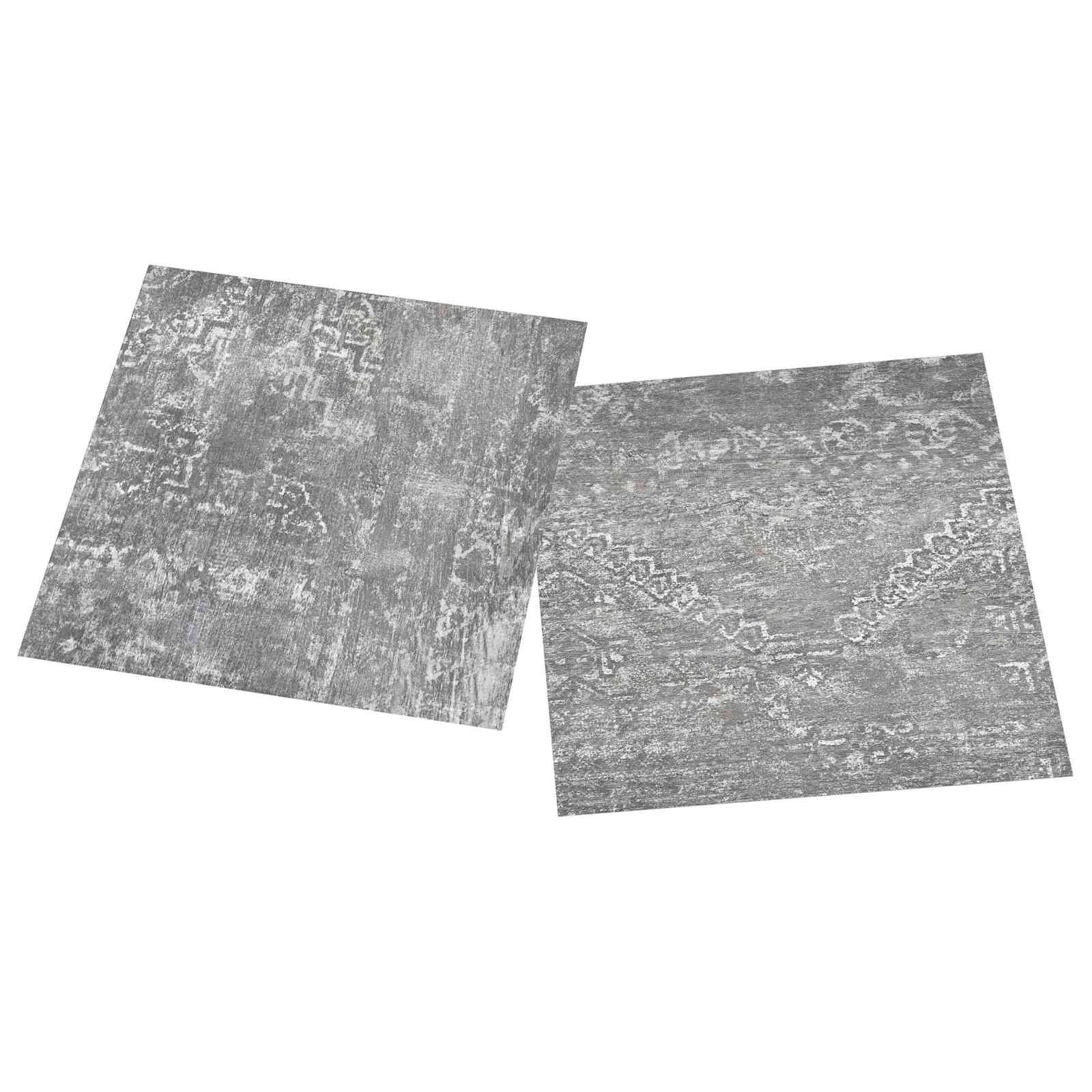 vidaXL Flooring Planks Concrete Grey 5.11 m² 55 pcs PVC 4
