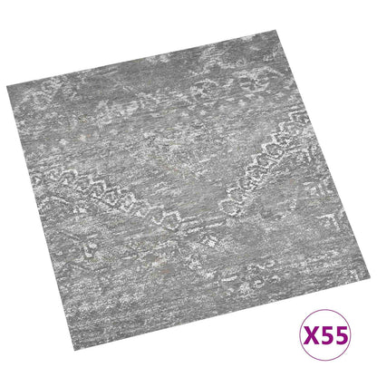 vidaXL Flooring Planks Concrete Grey 5.11 m² 55 pcs PVC 3