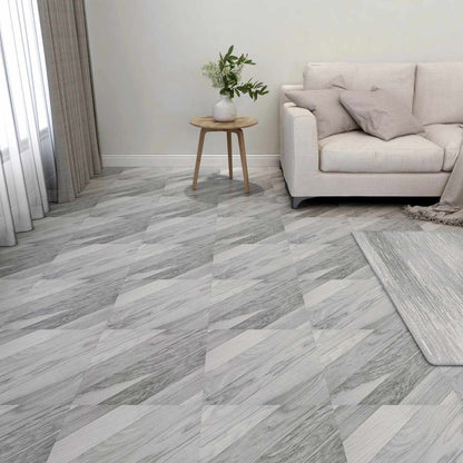 vidaXL Flooring Planks Grey 5.11 m² 55 pcs PVC 1