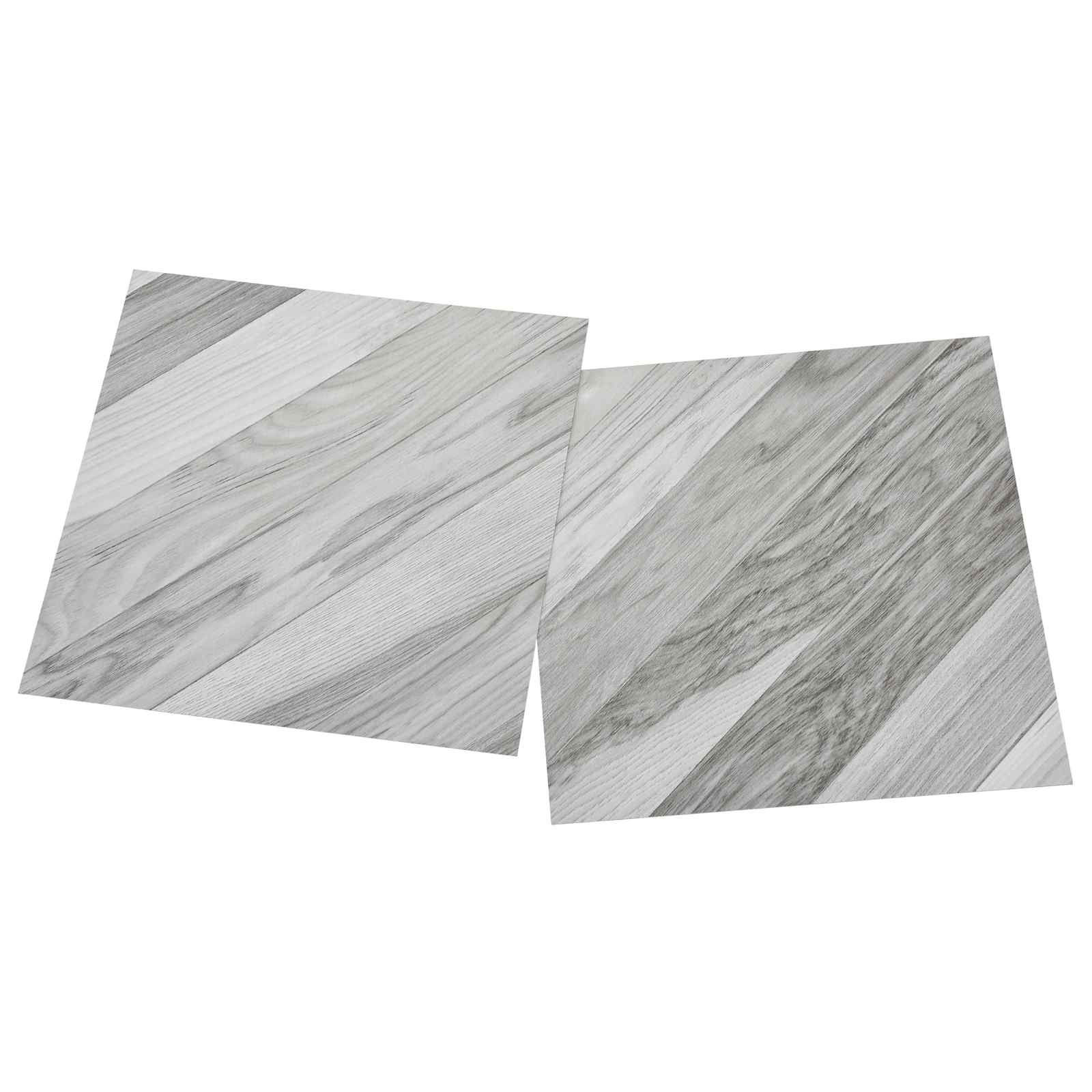 vidaXL Flooring Planks Grey 5.11 m² 55 pcs PVC 4