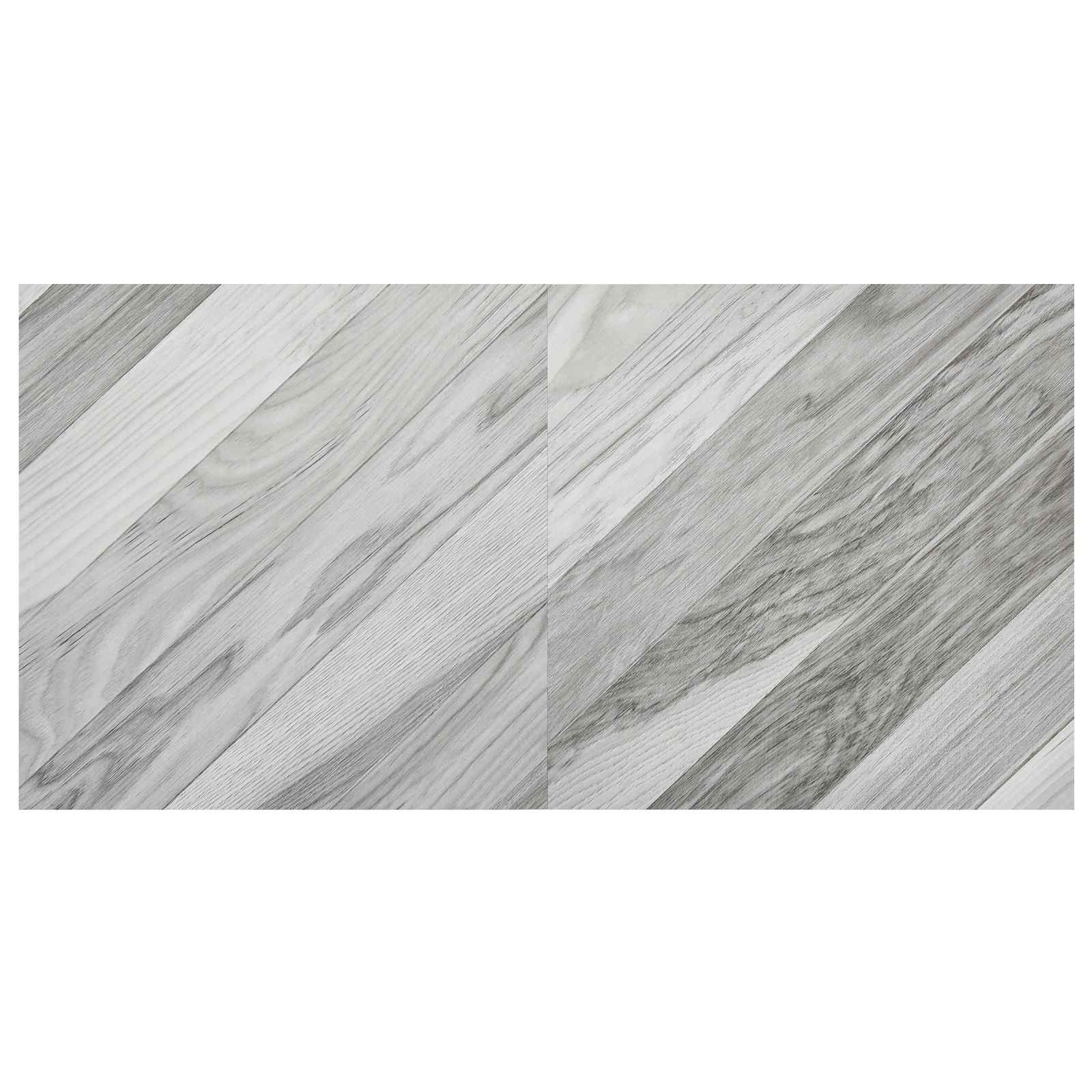 vidaXL Flooring Planks Grey 5.11 m² 55 pcs PVC 5