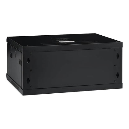Network Cabinet with Storage Steel Black 60 cm 28.5 cm 45 cm