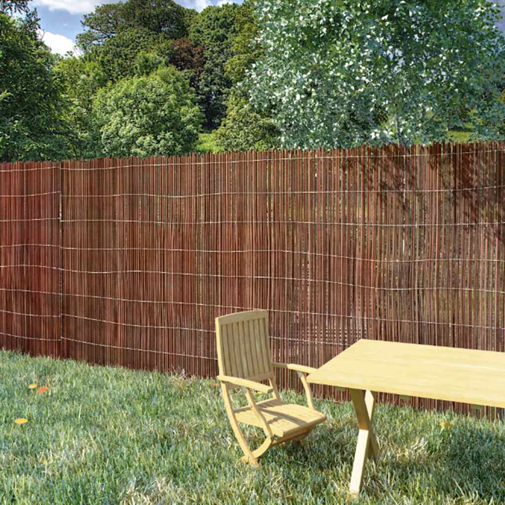 vidaXL Willow Fence 5x1 m 1