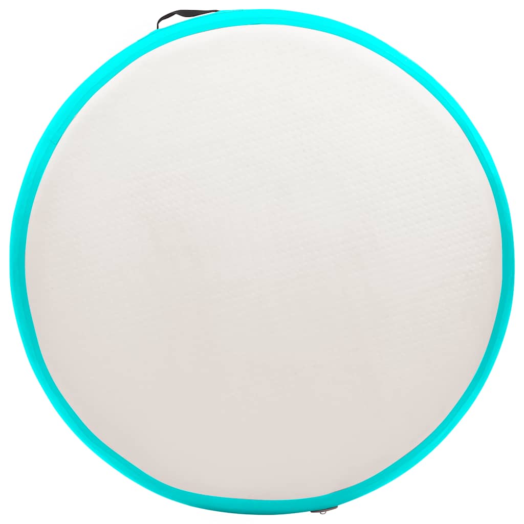 vidaXL Inflatable Gymnastic Mat with Pump 100x100x10 cm PVC Green 4