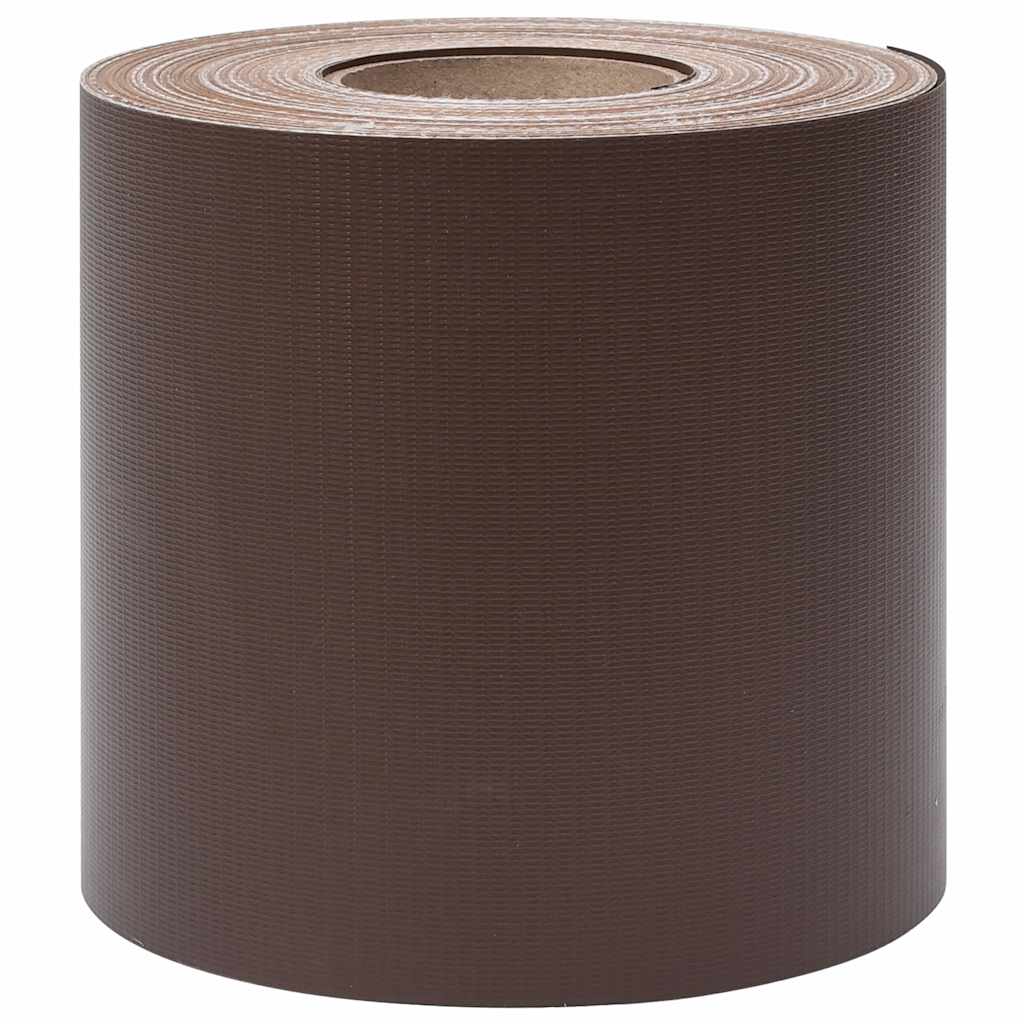 vidaXL Privacy Strip PVC 70x0.19 m Brown 4