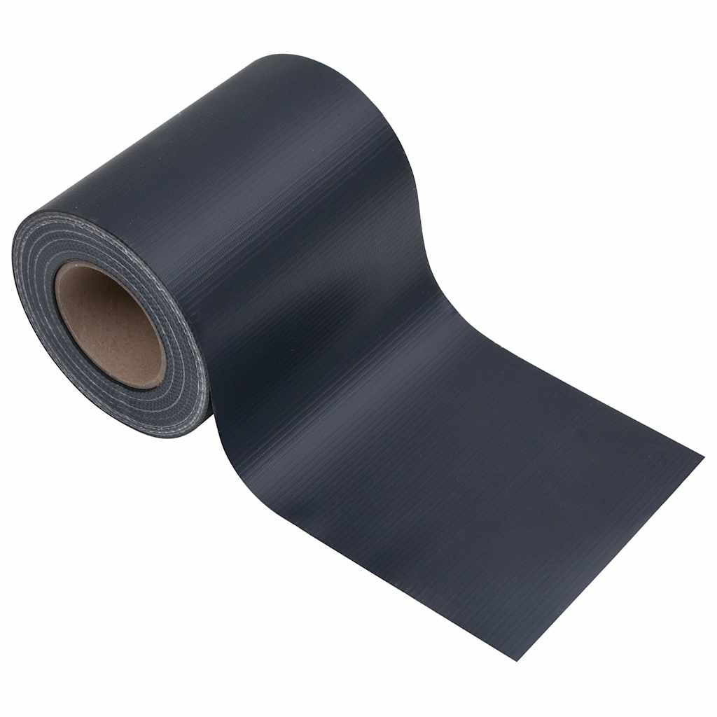 vidaXL Privacy Strips PVC 140x0.19 m Matte Dark Grey 5