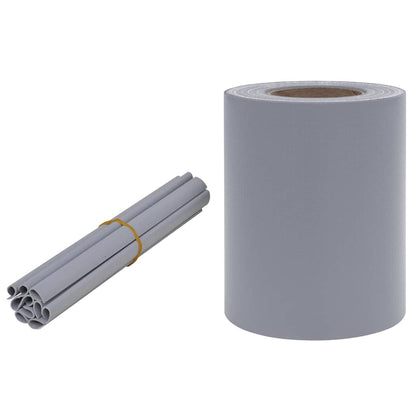 vidaXL Privacy Strips PVC 140x0.19 m Matte Light Grey 3