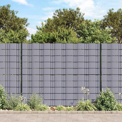 vidaXL Privacy Strips PVC 140x0.19 m Matte Light Grey 1
