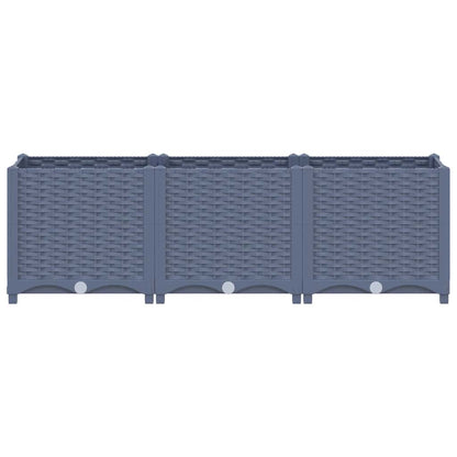310403 vidaXL Raised Bed 120x40x38 cm Polypropylene 3