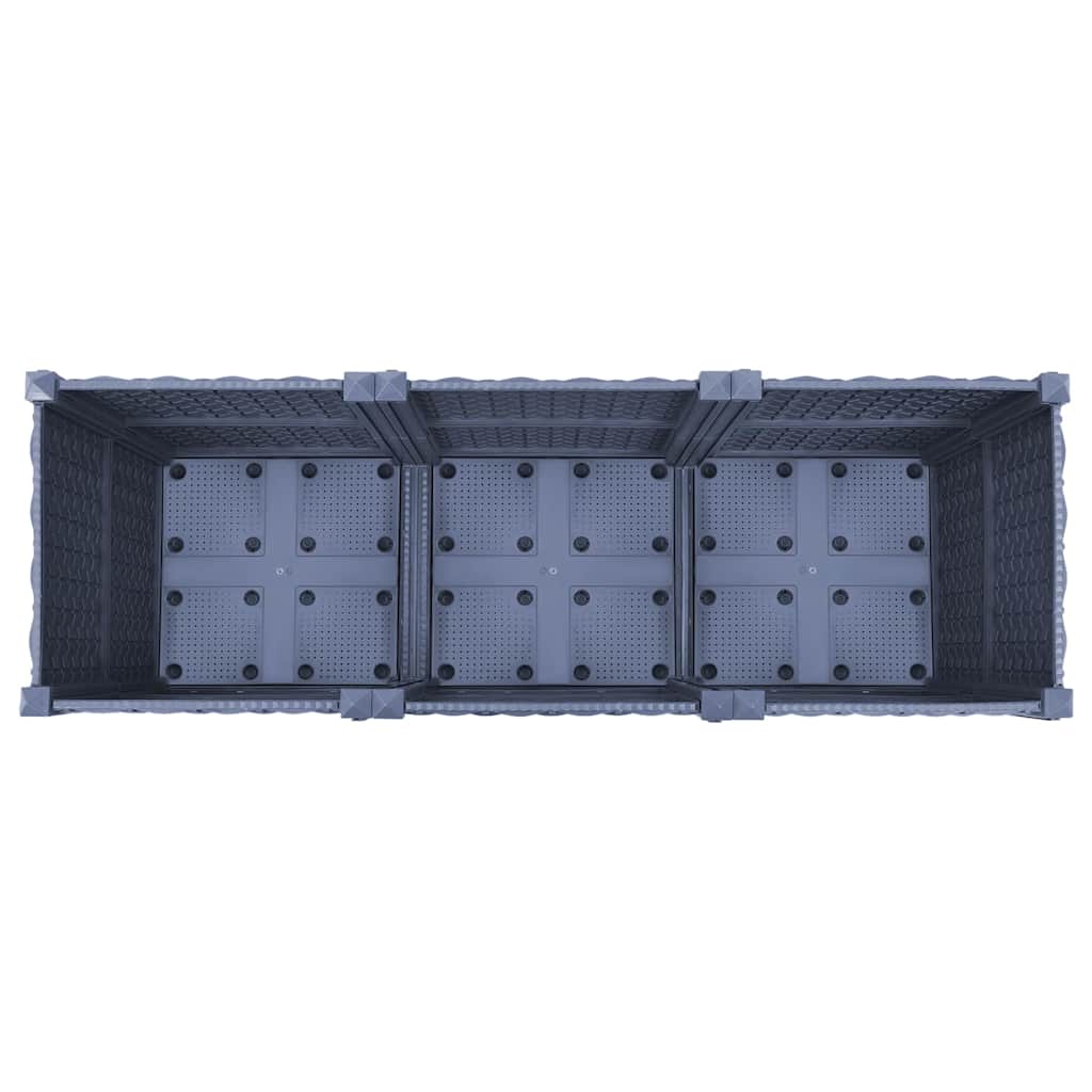 310403 vidaXL Raised Bed 120x40x38 cm Polypropylene 5