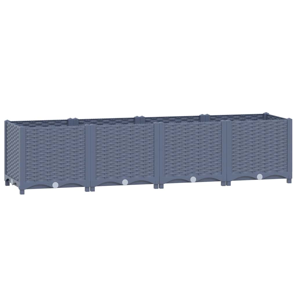 310404 vidaXL Raised Bed 160x40x38 cm Polypropylene 2