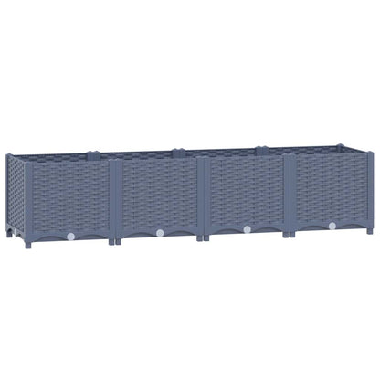 310404 vidaXL Raised Bed 160x40x38 cm Polypropylene 2
