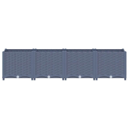310404 vidaXL Raised Bed 160x40x38 cm Polypropylene 3