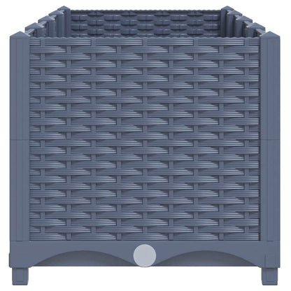 310404 vidaXL Raised Bed 160x40x38 cm Polypropylene 4