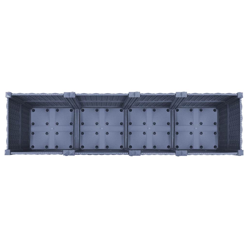 310404 vidaXL Raised Bed 160x40x38 cm Polypropylene 5