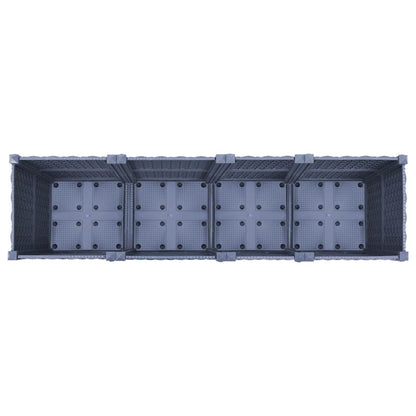 310404 vidaXL Raised Bed 160x40x38 cm Polypropylene 5