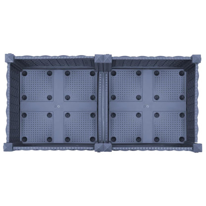310406 vidaXL Raised Bed 80x40x71 cm Polypropylene 5