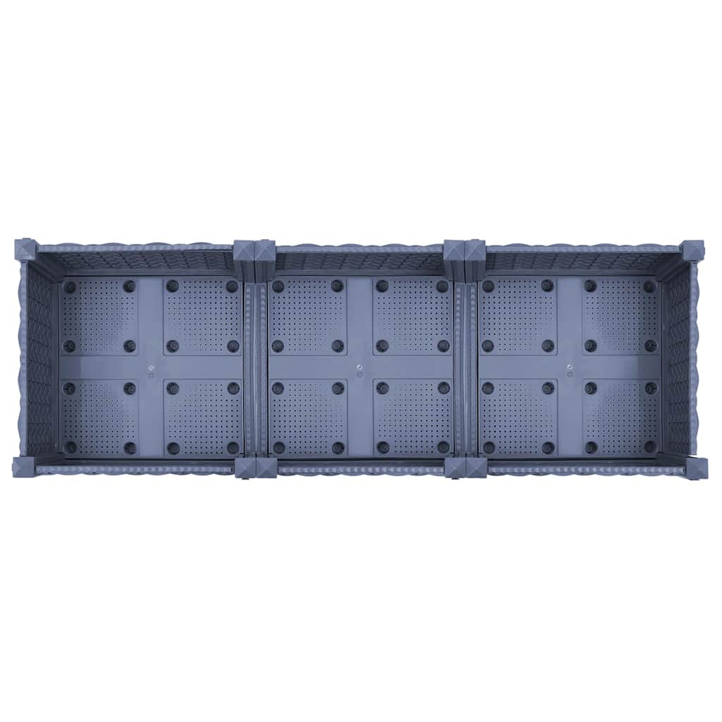 310407 vidaXL Raised Bed 120x40x71 cm Polypropylene 5