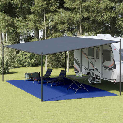 vidaXL Tent Carpet 400x600 cm Blue HDPE 1
