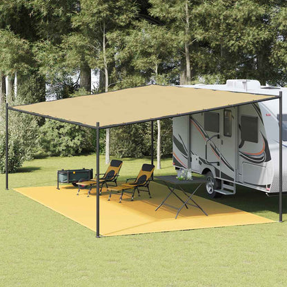 vidaXL Tent Carpet Beige 400x800 cm HDPE 1