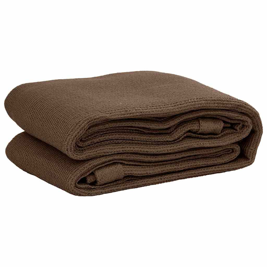 vidaXL Tent Carpet 400x500 cm Brown 2