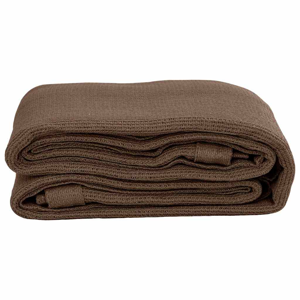 vidaXL Tent Carpet 400x500 cm Brown 3