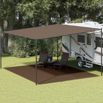 vidaXL Tent Carpet 400x500 cm Brown 1