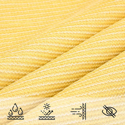 vidaXL Sunshade Sail 160 g/m² Beige 5x5 m HDPE 5