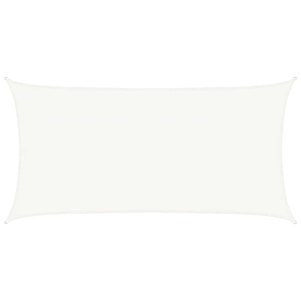 vidaXL Sunshade Sail 160 g/m² White 4x7 m HDPE 2