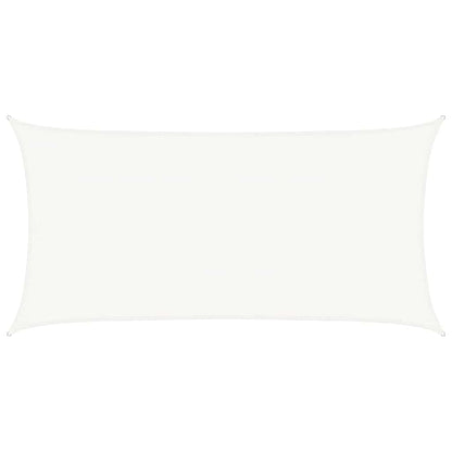 vidaXL Sunshade Sail 160 g/m² White 4x7 m HDPE 2