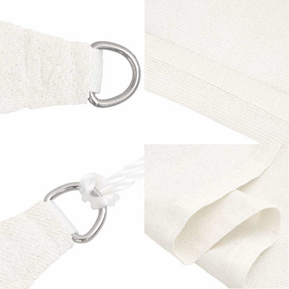 vidaXL Sunshade Sail 160 g/m² White 4x7 m HDPE 6