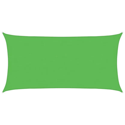 vidaXL Sunshade Sail 160 g/m² Light Green 4x7 m HDPE 2