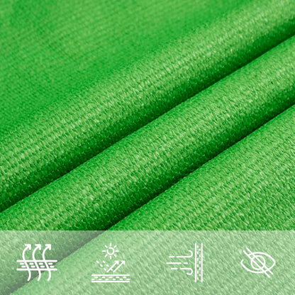vidaXL Sunshade Sail 160 g/m² Light Green 4x7 m HDPE 5